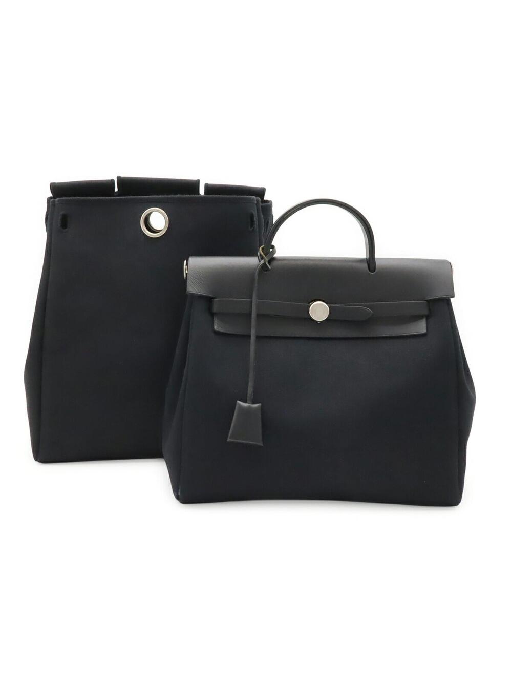 Hermes Herbag A Dos Backpack Toile #350534H17B